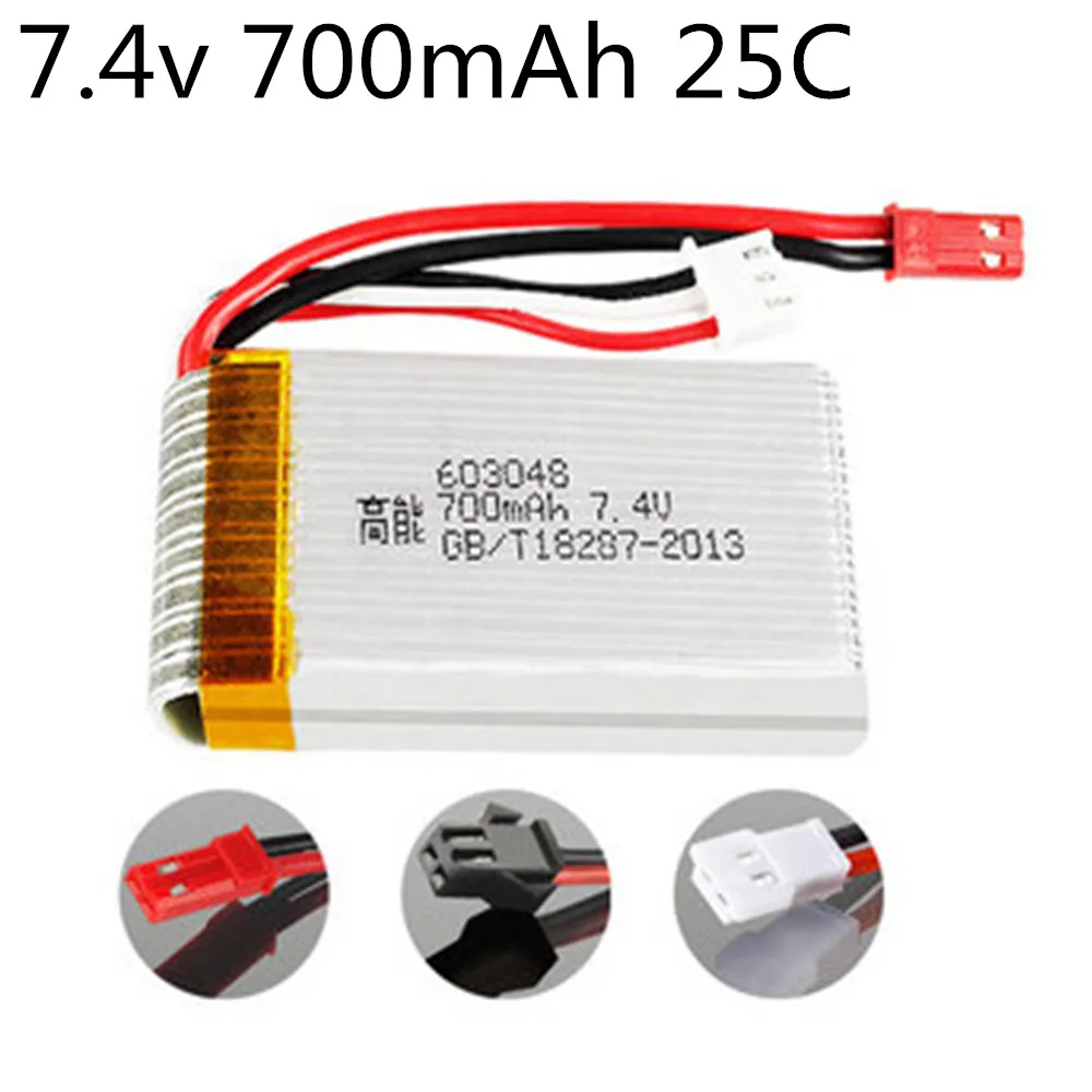 Lipo аккумулятор для MJXRC X600 F46 X601H JXD391 FT007 603048 X5 X3 X3N RC Quadrocopter 2S 7 4 V 700mAh | Игрушки и хобби