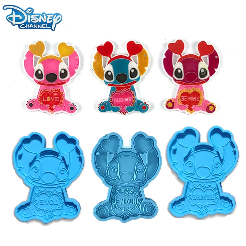 Disney Straw Topper Silicone Mold Resin  Disney Stitch Silicone Mold -  Disney - Aliexpress