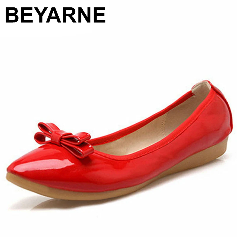 

BEYARNECasual Women's Summer Shoes Big Size35-41 adies Flat Shoes Fashion Ballet Flats Women Soft Outsole Flats For TeenageE904