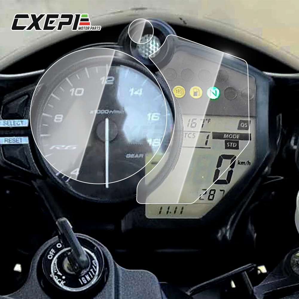 2 Set For Yamaha Yzf R6 Yzf600 R6 17 Motorcycle Speedometer Odometer Instruments Protective Film Explosion Proof Membrane Covers Ornamental Mouldings Aliexpress