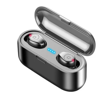 

BEESCLOVER F9 Mini 5D Stereo Sound Wireless Bluetooth Sport Earphone IPX7 Waterproof with 3500mA Power Bank Charger Box d40