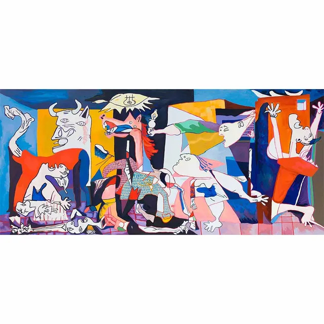 Famous Canvas Wall Art Posters And Prints Guernica By Picasso Canvas Paintings Reproductions Picasso Pictures Home Wall Decor WG202