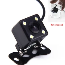 Universal Car Rear View Camera 4 LED Night Vision Backup Parking Reverse Camera Waterproof 170 Wide Angle HD Color Image
