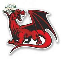 EARLFAMILY 13cm x 13cm Red Dragon Cartoon Anime Car Stickers Sunscreen Vinyl JDM Waterproof RV VAN Accessories EARLFAMILY 13cm x 13cm Red Dragon Cartoon Anime Car Stickers Sunscreen Vinyl JDM Waterproof RV VAN Accessories