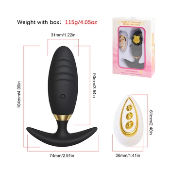 YAFEI Silicone Butt Plug for Men Prostate Massager Vibrator Masturbators Woman Gay Dildo for Anal Vibrators Fidget Sex Shop Toys 4