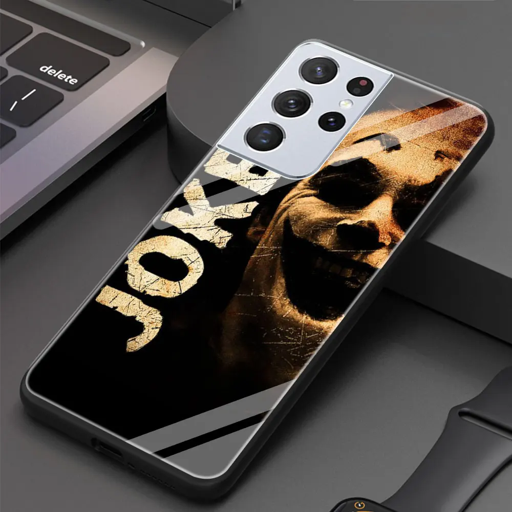 The Joker Joaquin Glass Cover for Samsung Galaxy S20 FE S21 S20 Ultra S10 Lite S10E S9 S8 Plus Luxury Soft Edge Case Shell