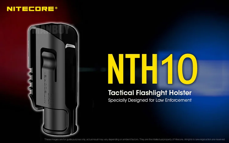 NITECORE NTH10 кобура универсальный держатель 25,4 мм Фонари Duty Belt охотничий Torchs аксессуары