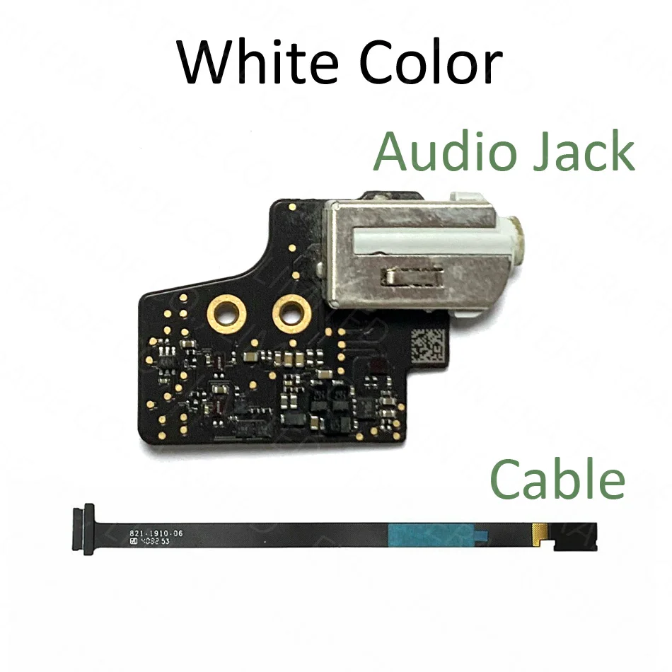 hdmi to rca Genuine A1534 Audio Jack Board + Flex Cable 820-4049 821-1910-A 821-00885-A for MacBook Retina 12" 2015-2017 923-00403 923-00440 usb c data cable