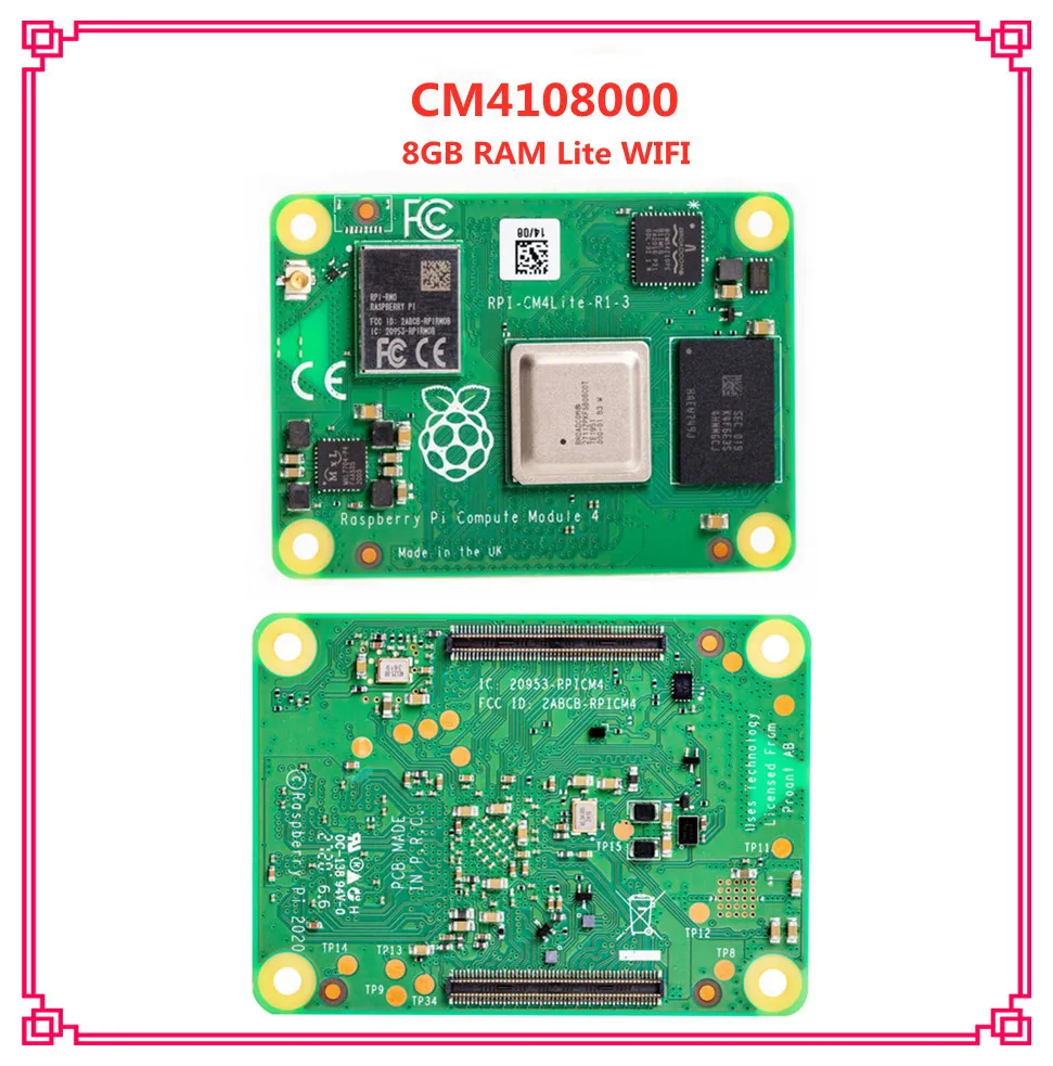CM4108000-Raspberry-Pi-Compute-Module-4-Lite-BCM2711-Cortex-A72-RAM-8GB ...