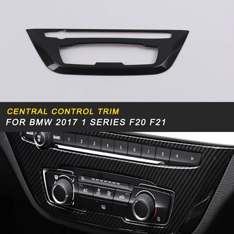 

Car Central Control Center Console Frame Trim Stickers Covers Interior Accessories For BMW 1 Series F20 F21 2012-2019
