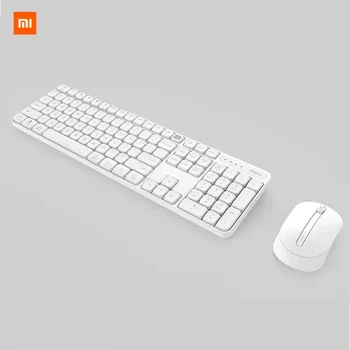 

Xiaomi Mijia Miwu Wireless Keyboard And Mouse 2.4G Wireless Receiver Plug and Play 104 Key Full Size One Key Switch