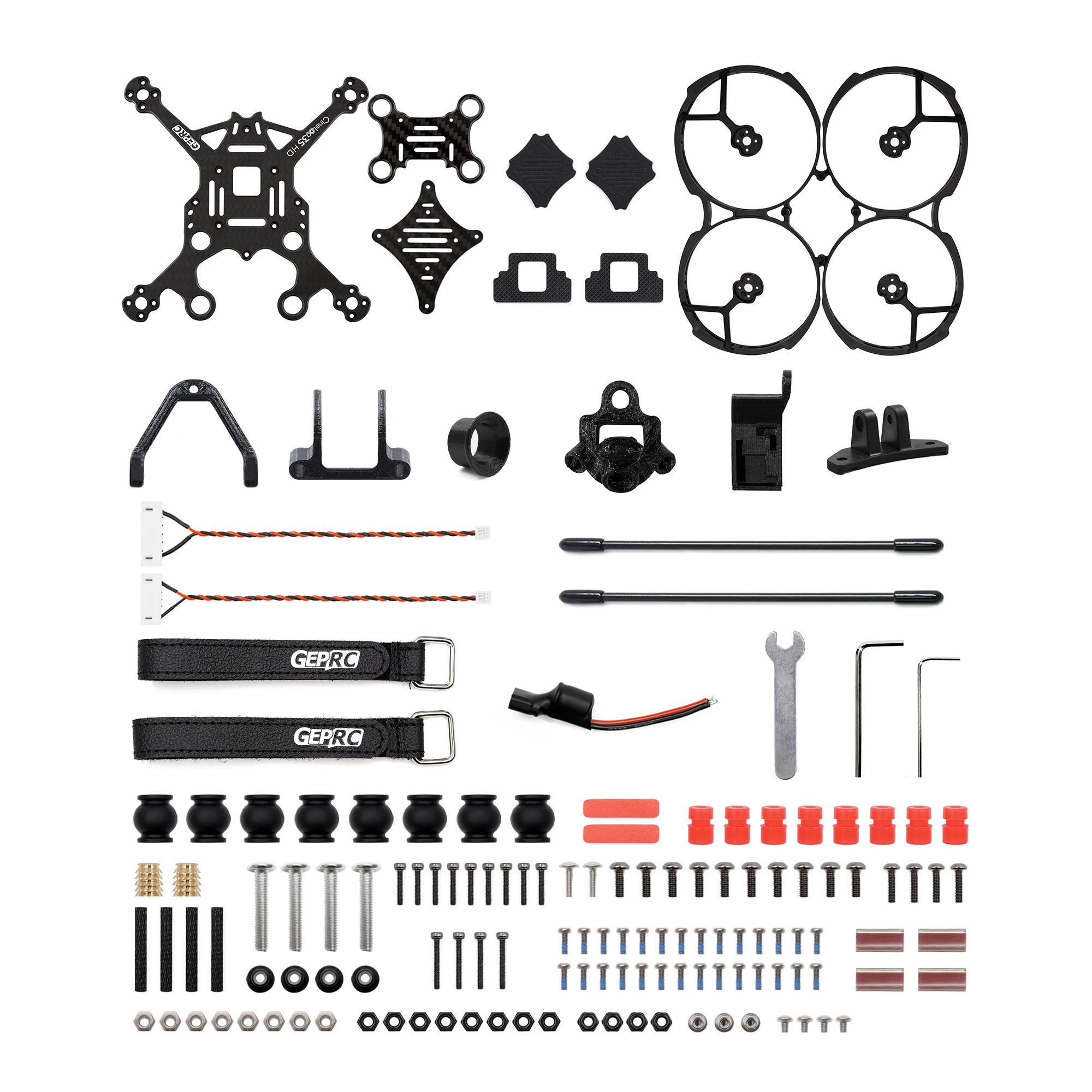 

GEPRC Cinelog35 Series Drone GEP-CL35 Frame Carbon Fiber Repair Parts Screw For 3.5 Inch CineWhoop RC FPV Quadcopter Accessories