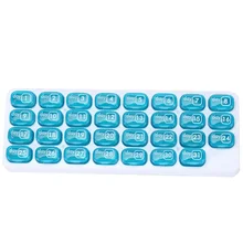 31 день прочный ежедневный отсек складной медицинский ящик для хранения лекарств для путешествий коробка для таблеток ежемесячный портативный чехол