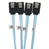 sata כבל 12Gbps פנימי SAS 36 פין זכר כבל SFF-8087 כדי 4 SATA 7 פין כבל כונן קשיח מפצל נקבה כבל מחשב אביזרים (3)