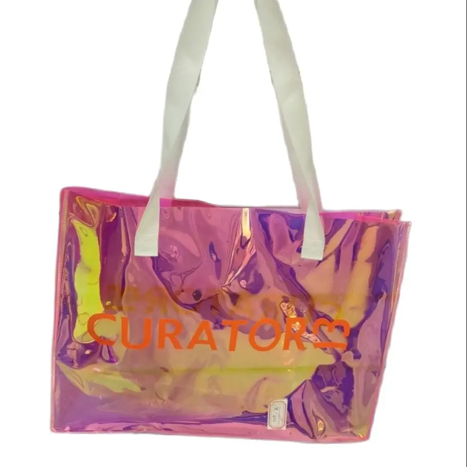 Wholesale 500pcs/lot Fashionable New Design Transparent Pvc Holographic