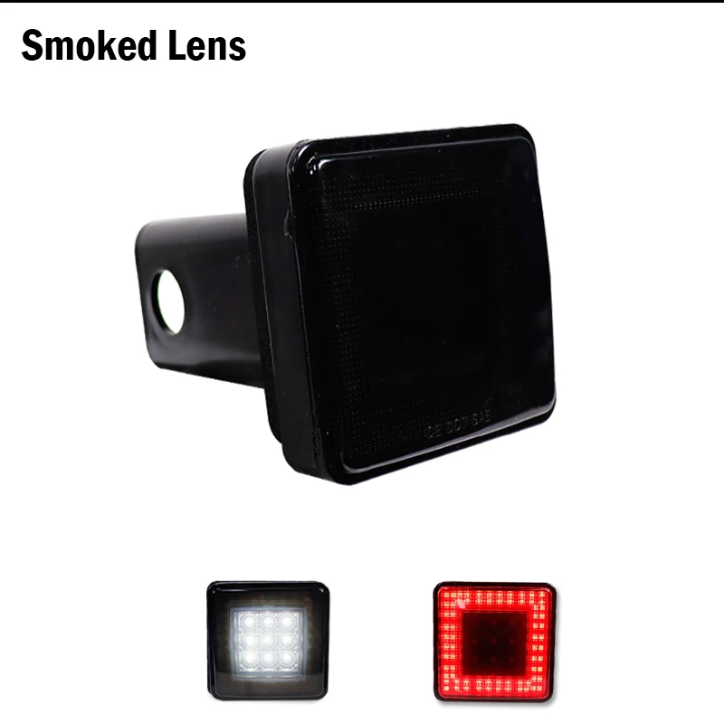 Led Trailer Hitch Cover with Backup Led Reverse Light Car LED