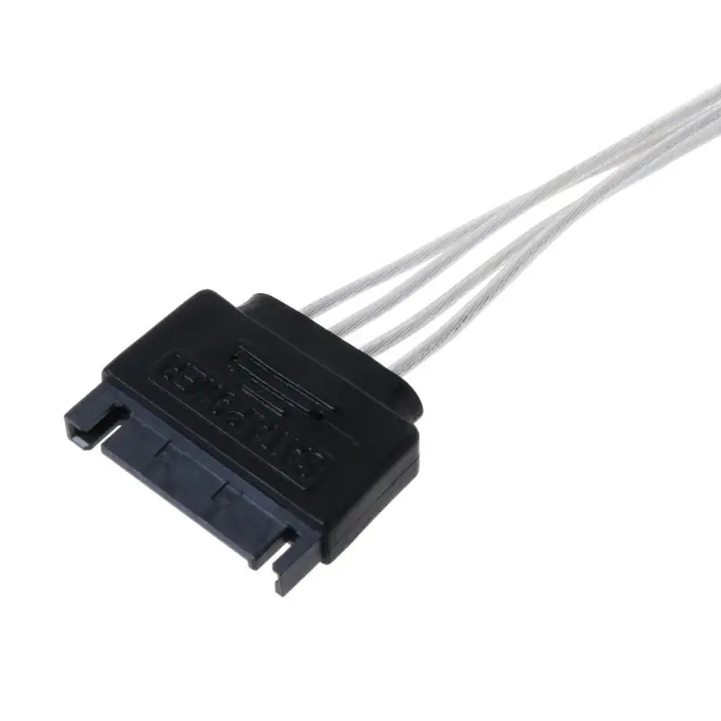 30 см 18AWG посеребренный медный провод SATA штекер для SATA Женский кабель адаптер