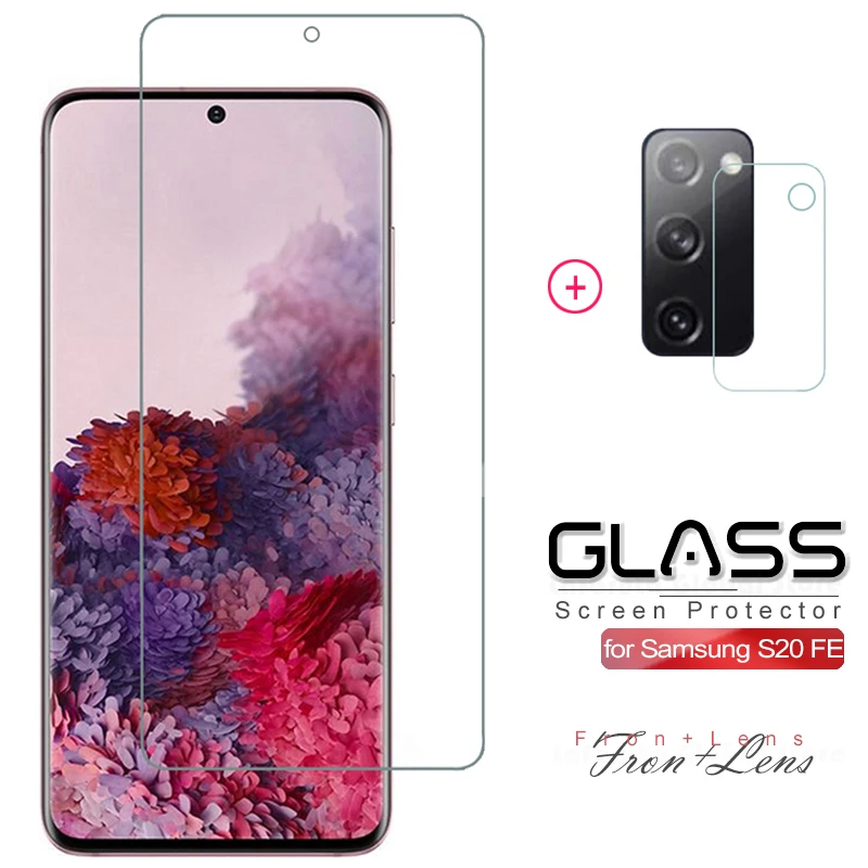 Защитное стекло 2 в 1 для Samsung Galaxy S20 FE Fan Edition S20FE 5G 2020 закаленное | Мобильные