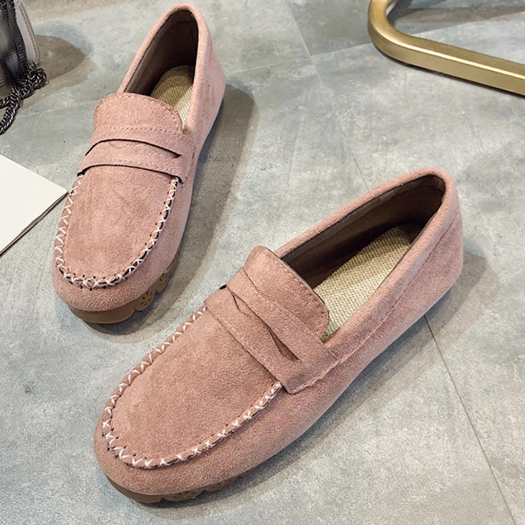 

JAYCOISN 2019 New Women Flats Designer Pu Leather Women Shoes Brand Driving Shoes High Quality Spring Summer Women Casual Shoes