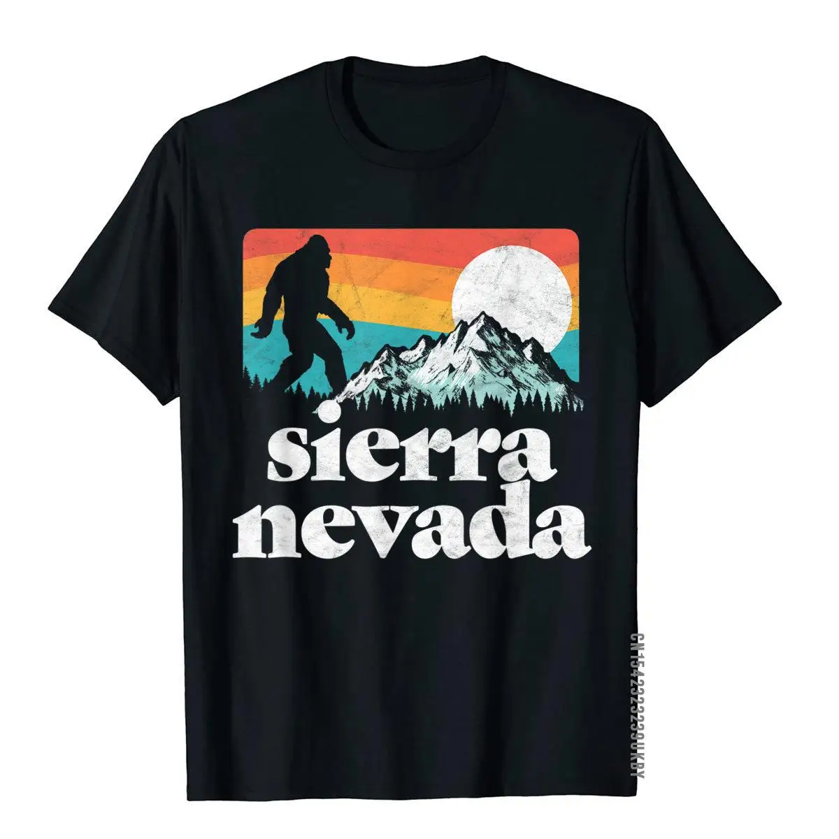 Sierra Nevada Mountains Bigfoot Believe Outdoor Nature T-Shirt Coupon Boy T Shirt Cotton Top Shirts Party