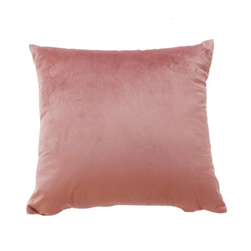 

Dutch velvet home dec soft cushion cover 45x45cm no inner comfortable square yellow pink green sofa pillow cushion covers X116