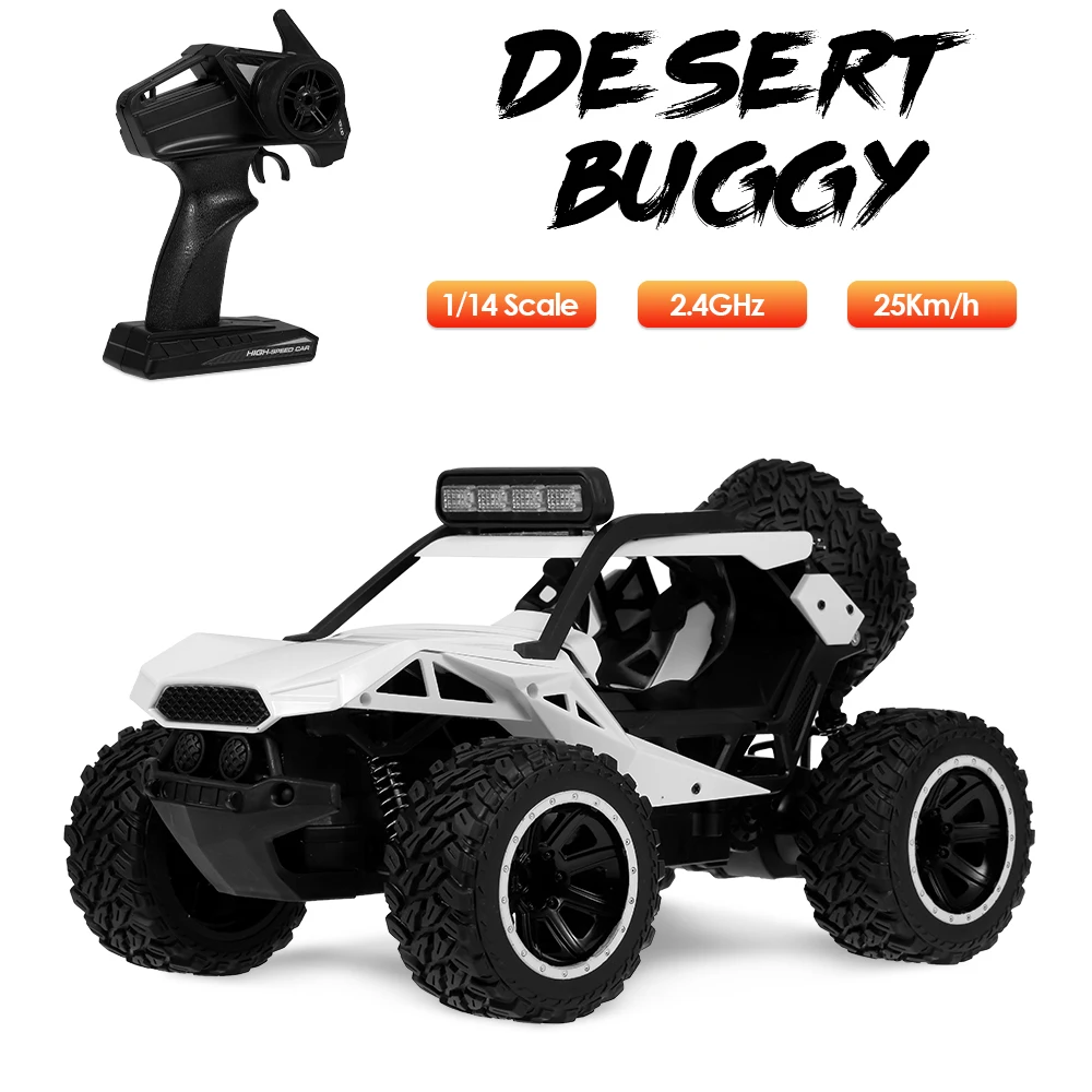 

KY-2010A 1/14 Desert Buggy RC Car 2.4Ghz RC Off-Road Truck Electric Toy Car for Kids White/Red/Blue Color Available