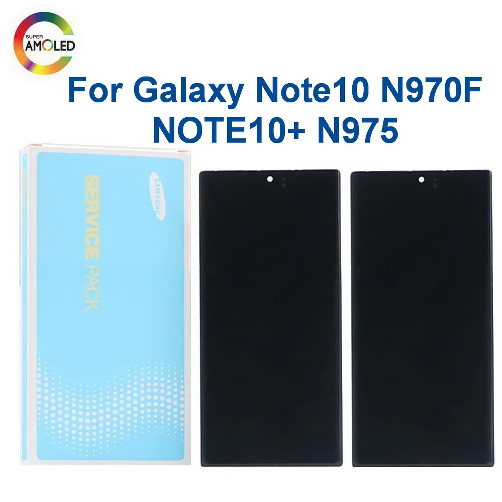 Оригинальный ЖК дисплей для Samsung Galaxy Note 10 N970F N9700 Plus + N975 N9750/DS сенсорный экран с