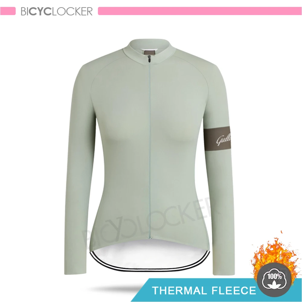 Cycling Jerseys Raphaing велосипедная одежда, зимняя женская одежда Traje De Ciclismo, велосипедная Джерси, набор, термальный флис, Hembra, дорожный велосипед, костюм, Mujer Maillot - Цвет: Cycling Jerseys