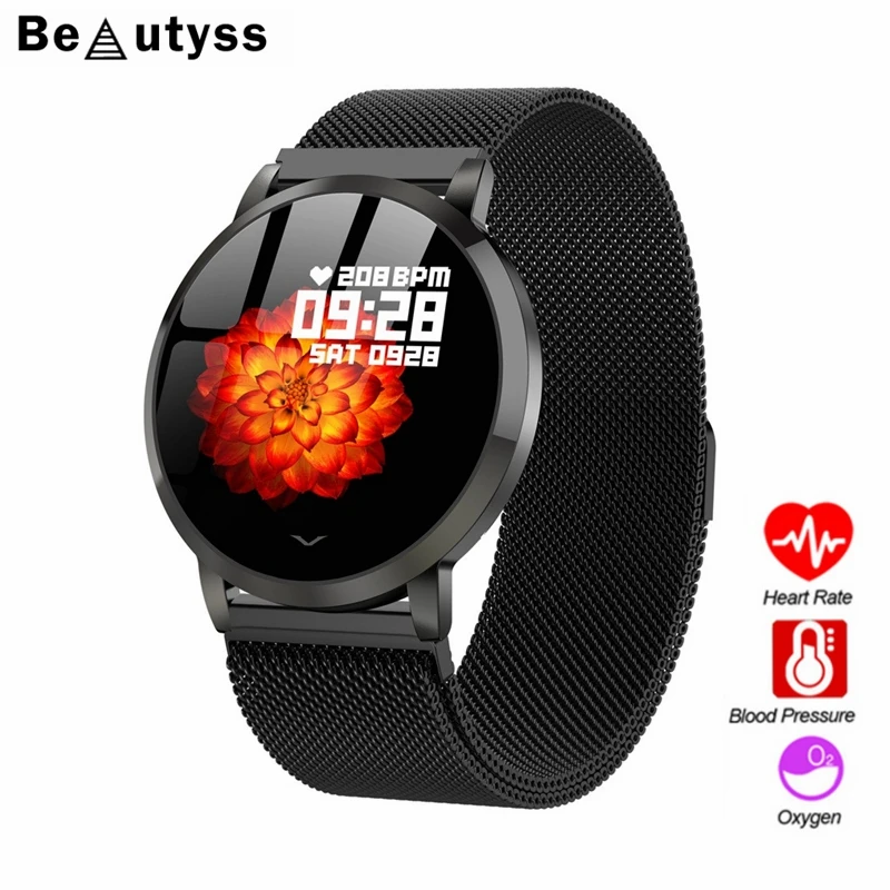 Смарт часы Beautyss LV09 с Bluetooth пульсометром и монитором кровяного давления