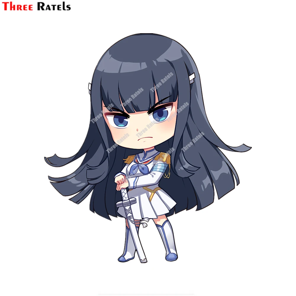 Three Ratels D426 аниме мультфильм Satuki Chibi Kill la Kill Decal для  Passat B5 виниловые наклейки на машину Материал пленка против царапин |  AliExpress