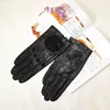 Motorcycle Riding Leather Gloves Women's Thin Sheepskin Full-Finger Hollow Spring and Autumn New Outdoor Driver Driving ► Photo 3/6