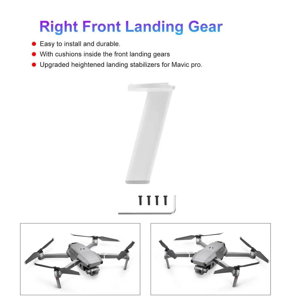 Посадочная Шестерня для DJI Mavic Pro Platinum Камера Протектор повышенной противоударной расширенной шасси ноги