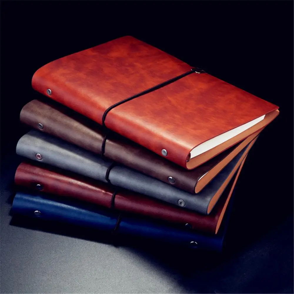 Pu Leather Note Book Cover Spiral Notebook A5 Planner Organizer Notebook Travel Journal Diary 6 Ring Binder Stationery M17F Pu Leather Note Book Cover Spiral Notebook A5 Planner Organizer Notebook Travel Journal Diary 6 Ring Binder Stationery M17F