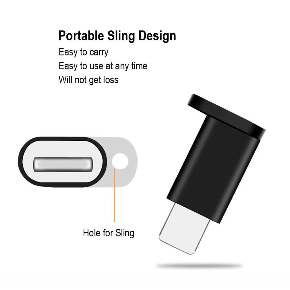 PHOMAX мини видеокамера с разъемом Micro USB для освещения 8 Pin Apple адаптер кольцом ключей