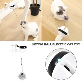 

Electronic Motion Cat Toy Interactive Cat Teaser Toy Yo-Yo Lifting Ball Electric Flutter Rotating Interactive Puzzle Pet Toy