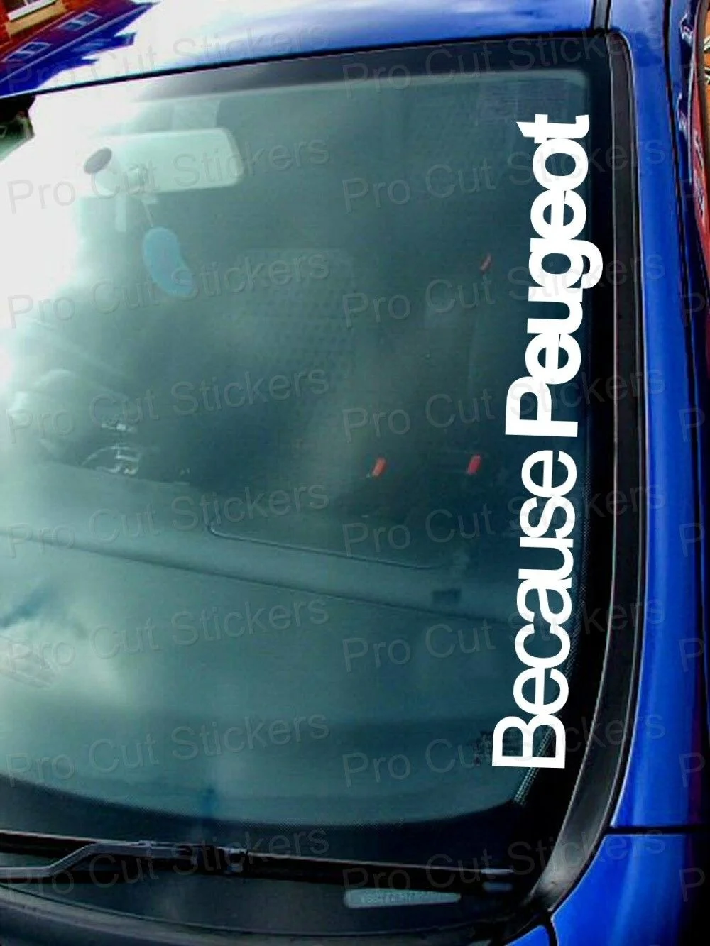 

For Porque Ventana Parachoques Parabrisas Coche Adhesivo 206 RCZ 208 GTI 308