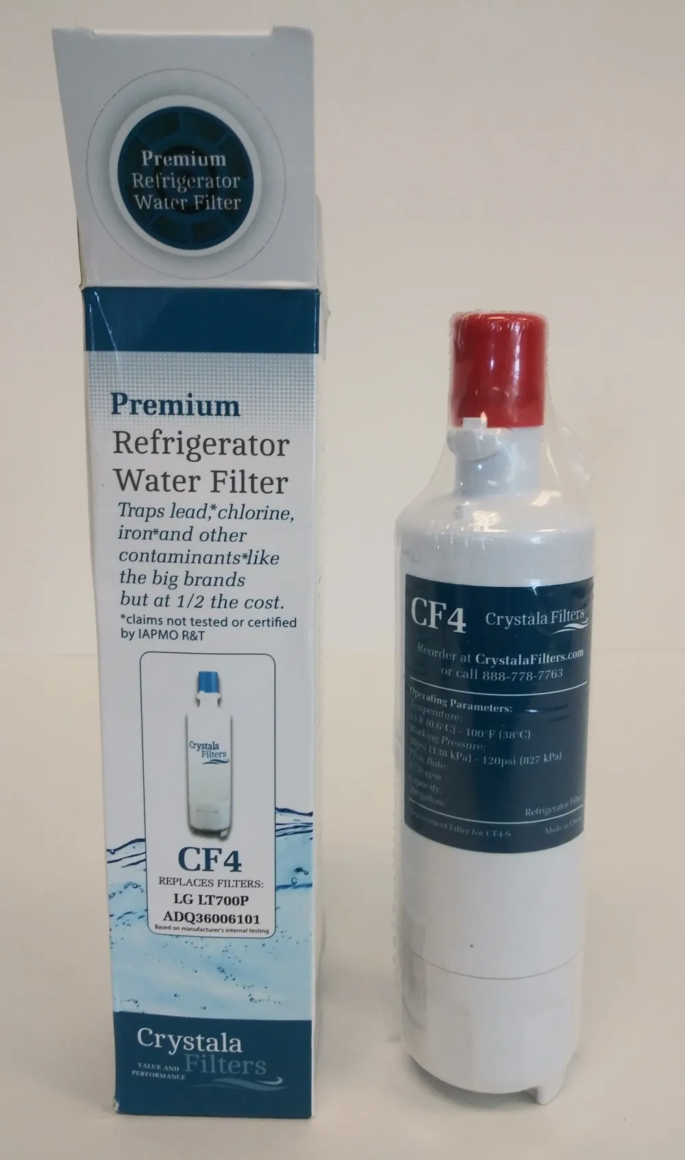 Crystala CF4 Premium Replacement Refrigerator Water Filter LGlt700p | Дом и сад