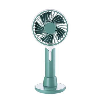 

Outdoor Portable Handheld Fan Large Capacity 1200MAh Desktop Mini USB Green Fan