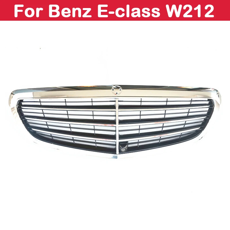 

Car styling Middle grille for Mercedes-Benz E-class W212 2009-2013 ABS plastic Diamond front grille vertical bar