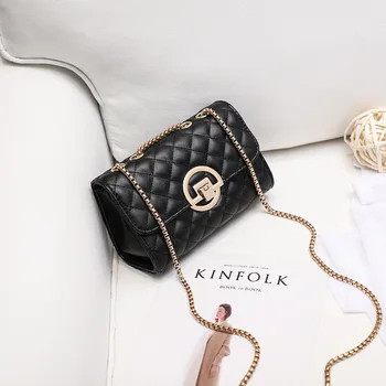 

ins net red small bag female bag 2020 new trendy wild one-shoulder messenger bag fashion western soft leather chain bag