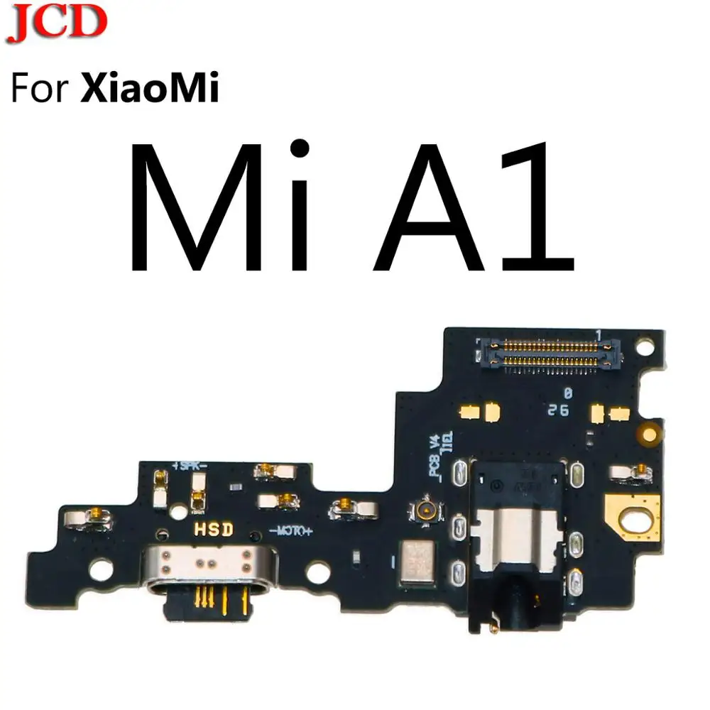 For Xiaomi Mi A1 JCD 2 шт. USB Разъем питания Порт док-станция гибкий кабель для Xiao mi для Red mi Note 7 6 5 Pro 6A S2 mi 8 mi x 2S Max 3 2 A2 Lite F1 - Цвет: For Xiaomi Mi A1