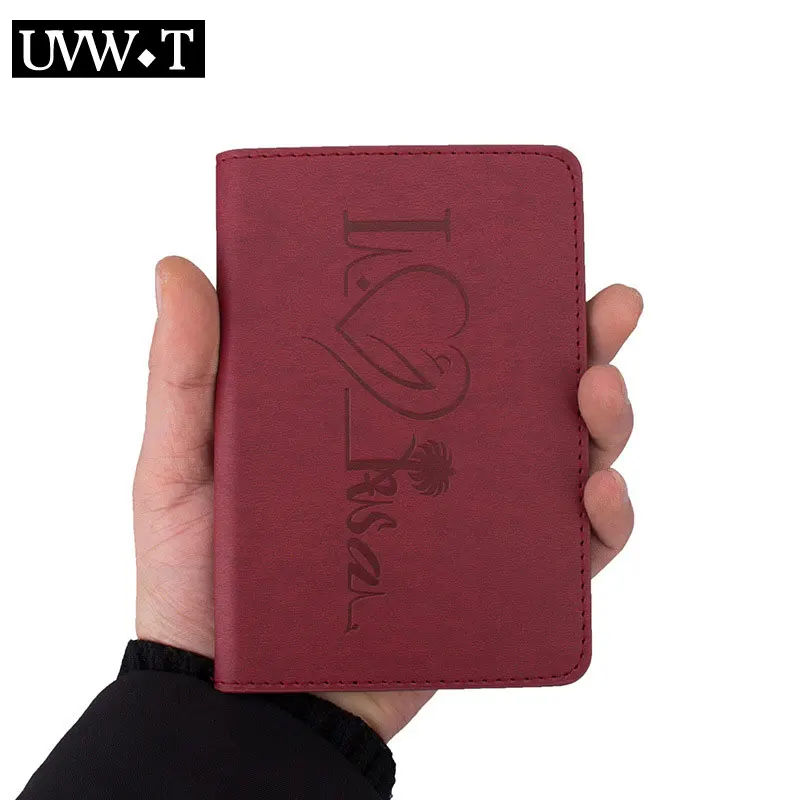 

Poly Urethane Passport Cover Fashion Plane Ticket Coin Document Purse ID Bank Pass Card Holder Travel Purse Wallet