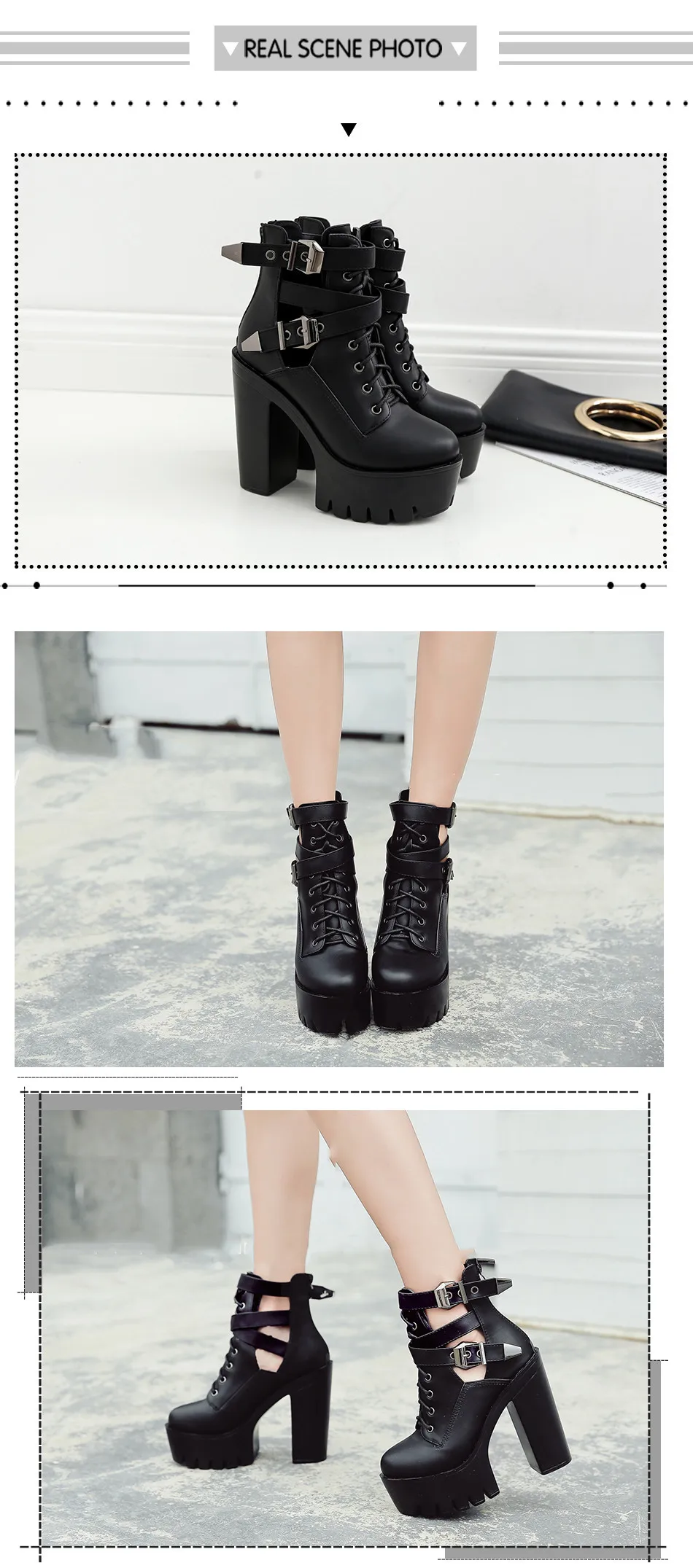 black shoes