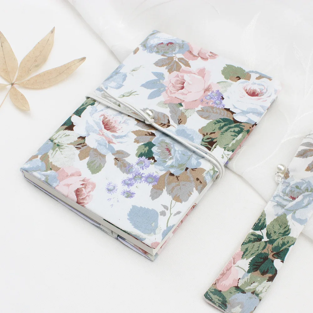 [Qian li] Handmade bu shu tao Laptop Fabric Cover PDA Pens Set for A5A6 Book Wrapping Cover Currently Available