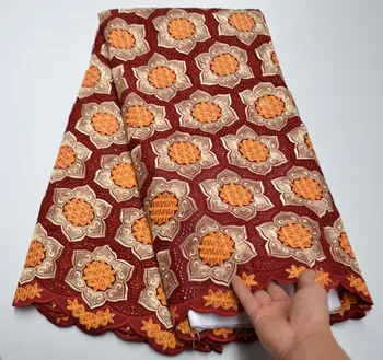 

African Dry Lace Fabric With Eyelet Swiss Voile Lace In Switzerland 2020 High Quality Nigerian Voile Lace Fabric For Wedding V-6