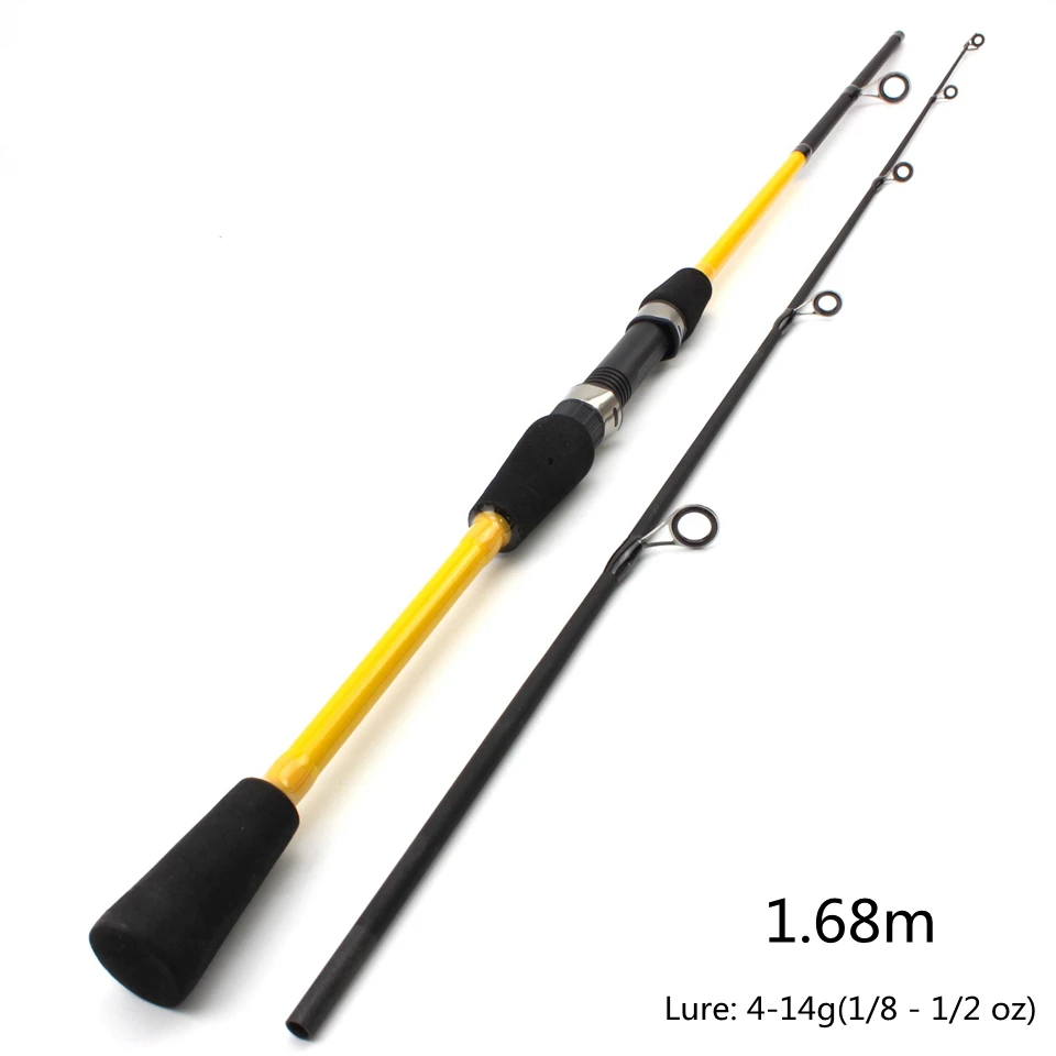 168 см углерода спиннинговая Удочка м Мощность ручной рыболовные снасти приманки