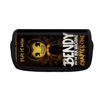 

Bendy Boys Girls Cartoon Polyester Pencil Case Bag School Pouches Children Pen Bag Kids Purse Wallet