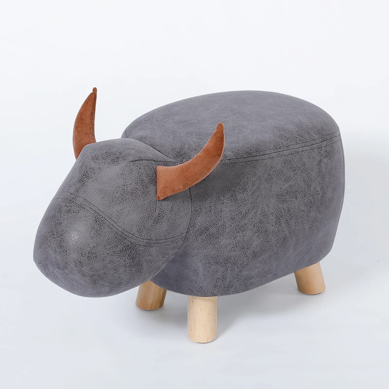 

Fashion Creative Calf Children Animal Shoes Bench Bench Home Footstool Stool Small Wooden Stool Solid Wood Sofa Stool