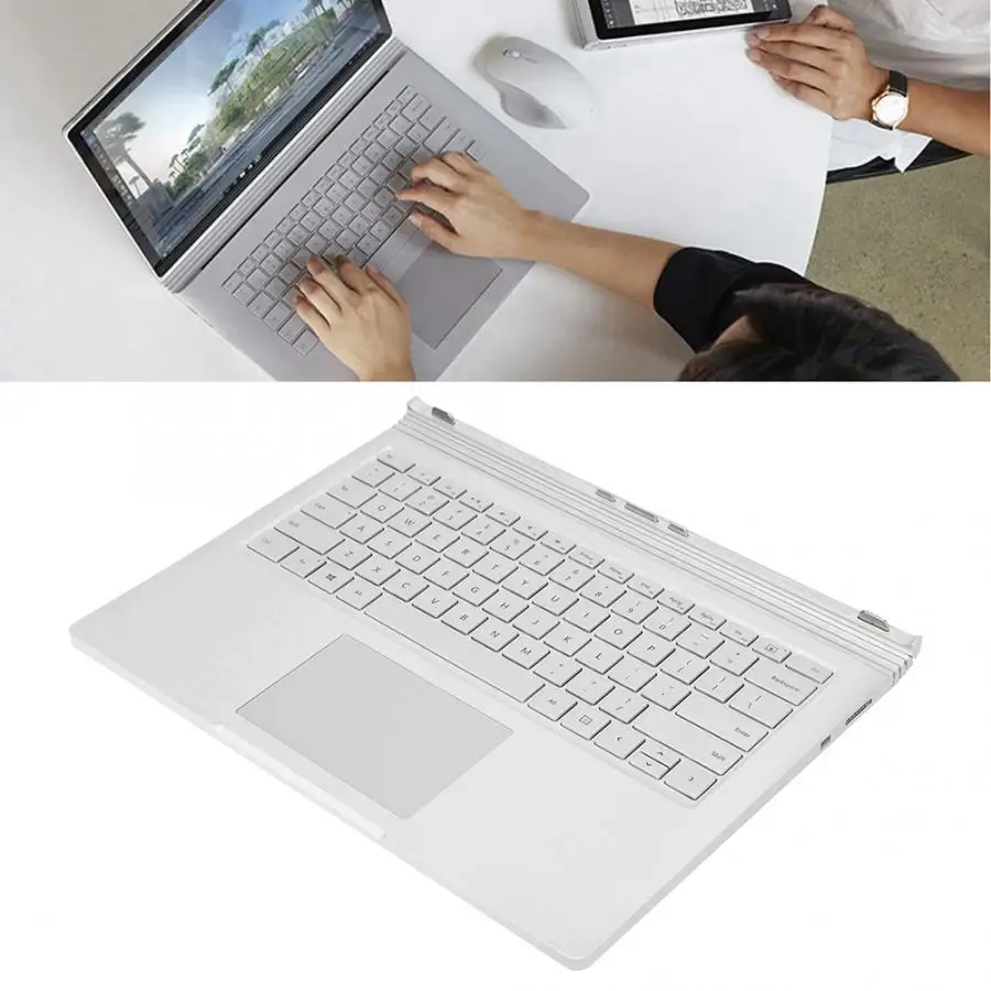 US $989.39 Notebook Replacement Keyboard for Microsoft Surface Book GTX 965M Model 1785 Silver