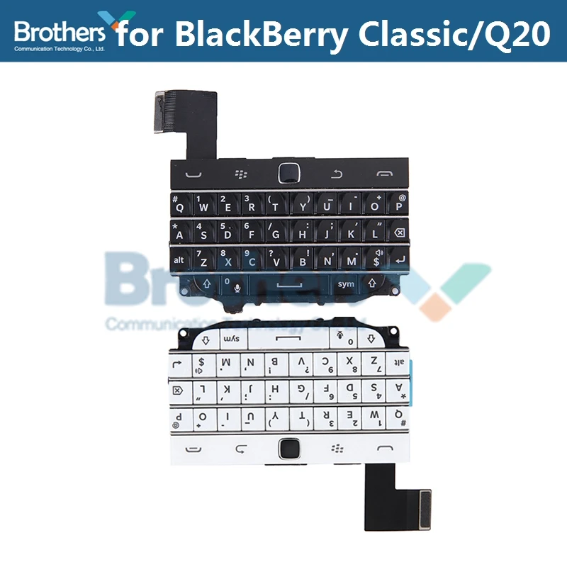 Keypad For Blackberry Classic Q Keyboard Button Flex Cable For Blackberry Q Phone Repair Parts Black White Original Used Mobile Phone Keypads Aliexpress